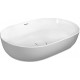 Столешница с раковиной Duravit 100, дуб французский, без отверстий, с раковиной Luv, 60, белая