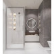 Столешница с раковиной Duravit 100, дуб карпентер, без отверстий, с раковиной Duravit Cape Cod, 50, белая