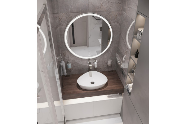 Столешница с раковиной Duravit 100, дуб карпентер, без отверстий, с раковиной Duravit Cape Cod, 50, белая