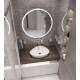 Столешница с раковиной Duravit 100, дуб карпентер, без отверстий, с раковиной Duravit Cape Cod, 50, белая
