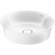 Столешница с раковиной Duravit 80, дуб французский, без отверстий, с раковиной Duravit White Tulip, 43, белая