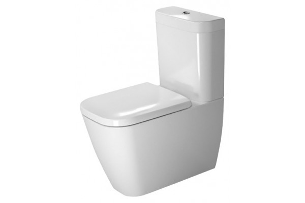 Унитаз напольный Duravit Happy D.2 2134090000 белый, прямоугольный, 36.5x63 см