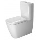 Унитаз напольный Duravit Happy D.2 2134090000 белый, прямоугольный, 36.5x63 см