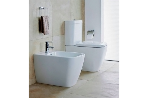 Унитаз напольный Duravit Happy D.2 2134090000 белый, прямоугольный, 36.5x63 см