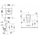 Писсуар Duravit D-Code 0828300000 с внешним подводом воды, белый, 30.5x29.5x57.5 см