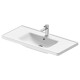 Duravit D-Neo Раковина накладная 1005х480  мм с переливом с 1 отв. под смеситель  с WonderGliss цвет: белый (СПЕЦЦЕНА) 23671000001