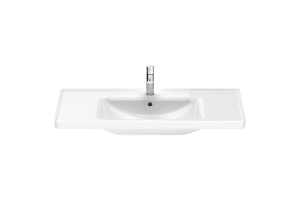 Duravit D-Neo Раковина накладная 1005х480  мм с переливом с 1 отв. под смеситель  с WonderGliss цвет: белый (СПЕЦЦЕНА) 23671000001