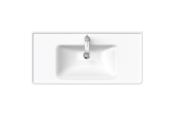 Duravit D-Neo Раковина накладная 1005х480  мм с переливом с 1 отв. под смеситель  с WonderGliss цвет: белый (СПЕЦЦЕНА) 23671000001