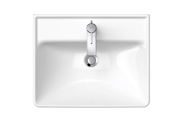 Duravit D-Neo Раковина накладная 550х440  мм с переливом с 1 отв. под смеситель цвет: белый 2366550000