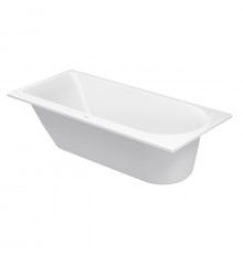 Duravit Darling New  Ванна 1700х750 мм акриловая прямоугольная встраиваемая или с панелямис наклоном для спины слева цвет белый