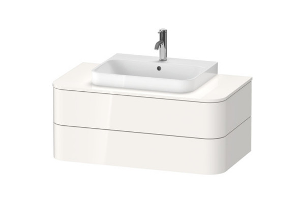 Duravit Happy D.2 Plus Тумба подвесная  408x1000x550мм 2  ящика цвет: белый глянцевый HP497102222