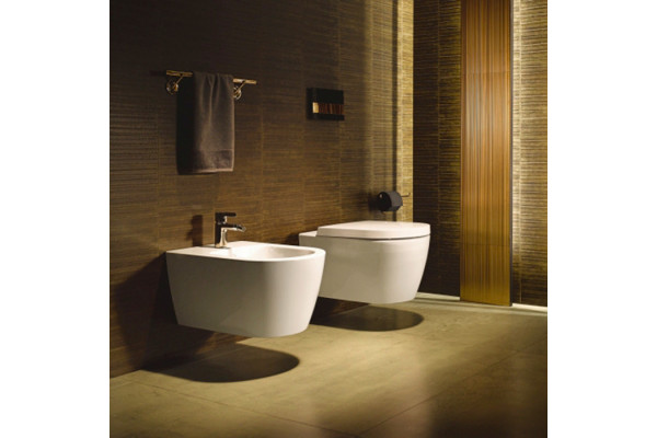 Duravit ME by Starck Унитаз подвесной с вертикальным смывом вкл. крепление Durafix 45 л. 370x570мм Цвет: Белый (СПЕЦЦЕНА) 2528090000