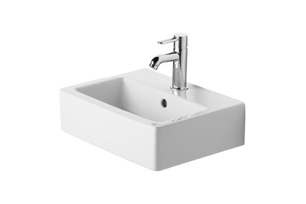 Duravit Vero Раковина  для рук медицинский Med без перелива  с 1 отв. под смес. 450x350мм Цвет: Белый 0704450041