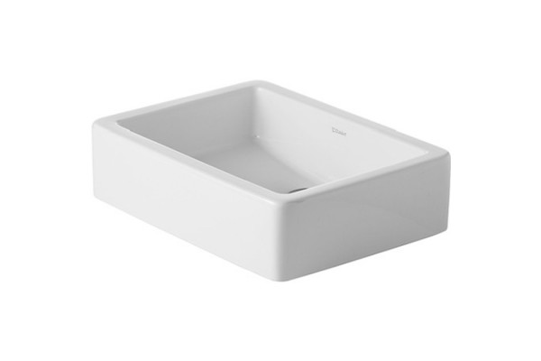 Duravit Vero Раковина шлифованный вариант без перелива без площадки под смес. включая крепление 500x380мм Цвет: Белый 0455500000