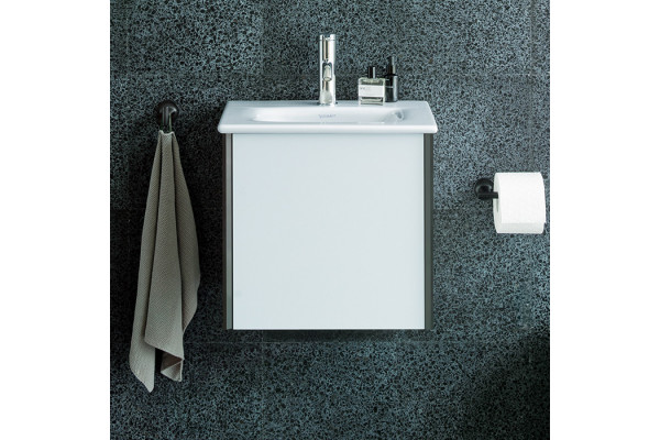 Duravit Viu Раковина подвесная с переливом выпуск с керам покрытием 1 отв под смес 53х43см покр WonderGliss  цвет белый 23445300001