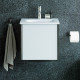 Duravit Viu Раковина подвесная с переливом выпуск с керам покрытием 1 отв под смес 53х43см покр WonderGliss  цвет белый 23445300001
