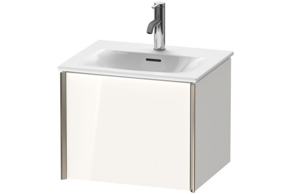 Duravit Viu Раковина подвесная с переливом выпуск с керам покрытием 1 отв под смес 53х43см покр WonderGliss  цвет белый 23445300001
