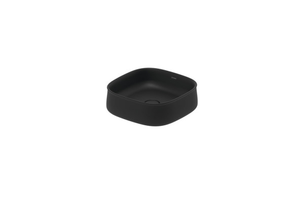 Duravit Bacino Раковина Zencha накладная 42х42х14 см без отв под смеситель цвет черный матовый 2373421379