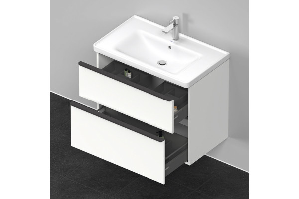 Duravit D-Neo Раковина накладная 800х480  мм с переливом с 1 отв. под смеситель цвет: белый (со склада продаем с базой DE435501818 (СПЕЦЦЕНА) 2367800000