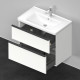 Duravit D-Neo Раковина накладная 800х480  мм с переливом с 1 отв. под смеситель цвет: белый (со склада продаем с базой DE435501818 (СПЕЦЦЕНА) 2367800000