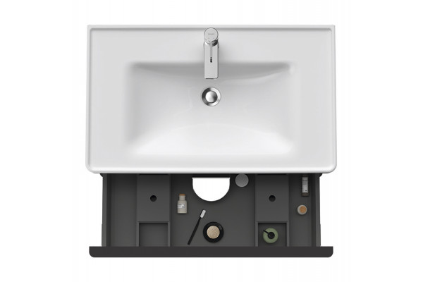 Duravit D-Neo Раковина накладная 800х480  мм с переливом с 1 отв. под смеситель цвет: белый (со склада продаем с базой DE435501818 (СПЕЦЦЕНА) 2367800000