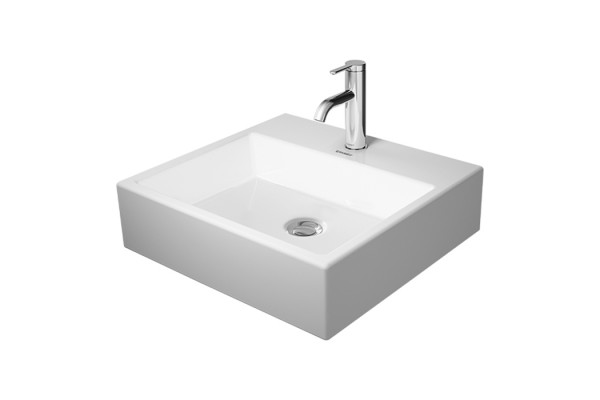 Duravit Vero Air Раковина 50cm  без перелива с площадкой  с 1 отв. под смеситель Цвет белый 2350500041