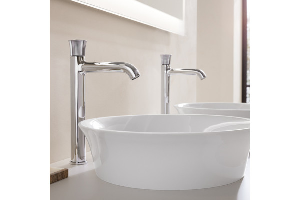 Duravit White Tulip Раковина Ø 500  мм накладная без отв под смес с керам крышкой без перелива цвет: белый 2365500070