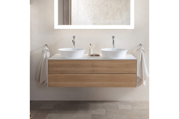 Duravit White Tulip Раковина Ø 500  мм накладная без отв под смес с керам крышкой без перелива цвет: белый 2365500070