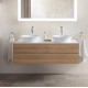 Duravit White Tulip Раковина Ø 500  мм накладная без отв под смес с керам крышкой без перелива цвет: белый 2365500070