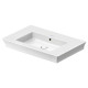 Duravit White Tulip Раковина накладная 750х490  ммс переливом без отв. под смеситель с WonderGliss цвет: белый 23637500601