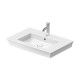 Duravit White Tulip Раковина накладная 750х490  ммс переливом без отв. под смеситель с WonderGliss цвет: белый 23637500601