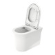 Duravit White Tulip Унитаз напольный 370х580х420 мм безободковый слив в стену HygieneGlaze цвет: белый 2001092000