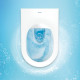 Duravit White Tulip Унитаз напольный 370х580х420 мм безободковый слив в стену HygieneGlaze цвет: белый 2001092000