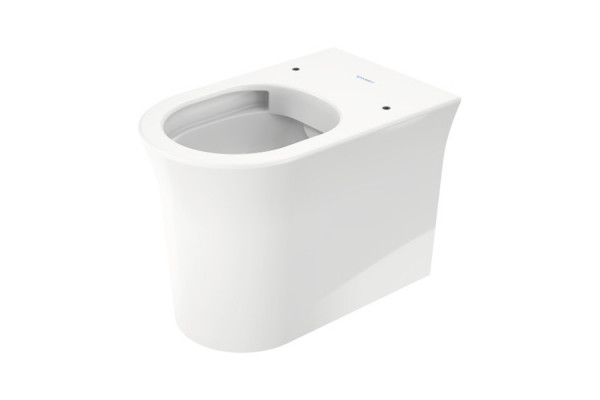 Duravit White Tulip Унитаз напольный 370х580х420 мм безободковый слив в стену цвет: белый 2001090000