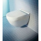 Унитаз подвесной Duravit Starck 3 45270900A1 комплект белый, овальный, 36x54 см
