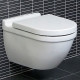 Унитаз подвесной Duravit Starck 3 45270900A1 комплект белый, овальный, 36x54 см