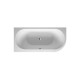 Duravit Darling New  Ванна 1900х900 мм акриловая угол слева с панельюи ножкамис 2 наклонами для спины цвет белый 700246000000000