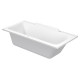 Duravit Durastyle Ванна 1700х750 мм акриловая прямоугольная встраиваемая или с панелями с двумя наклонами для спиныцвет белый 700297000000000