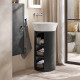 Duravit White Tulip Раковина Ø 500  мм накладная без отв под смес с керам крышкой без перелива  с WonderGliss цвет: белый 23655000701