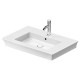 Duravit White Tulip Раковина накладная 750х490  ммс переливом с 1 отв. под смеситель с WonderGliss цвет: белый 23637500001