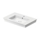 Duravit White Tulip Раковина накладная 750х490  ммс переливом с 1 отв. под смеситель с WonderGliss цвет: белый 23637500001