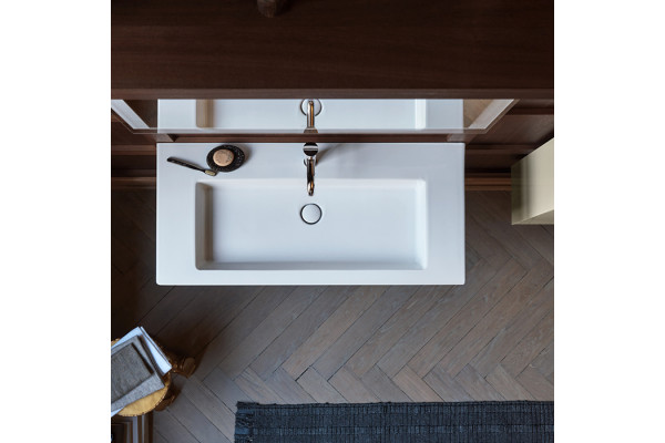 Duravit White Tulip Раковина накладная 750х490  ммс переливом с 1 отв. под смеситель с WonderGliss цвет: белый 23637500001