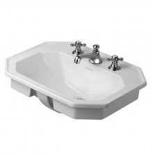 Duravit 1930 Раковина для встраивания сверху с перел. и 1 отв. под смес. 58х47х Н:22.5см (СПЕЦЦЕНА)