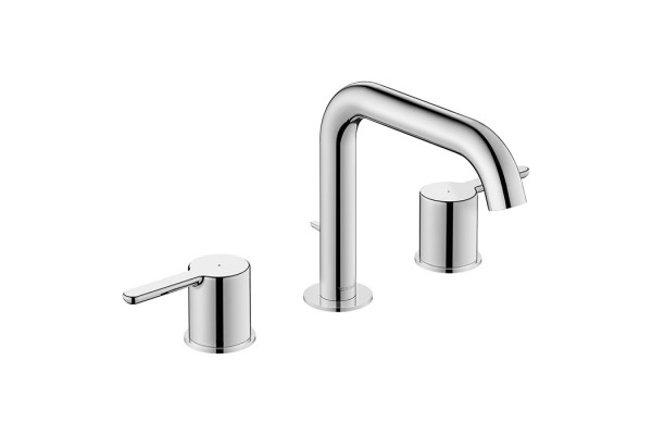 Duravit C.1 Смеситель для раковины на 3 отв. излив 160мм с донным клапаном цвет: хром C11060006010