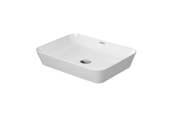 Duravit Cape Cod Раковина накладная квадратная 550 мм без отверстия под смес цвет внутри - белый снаружи - белый 2347550000