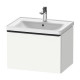 Duravit D-Neo Тумбочка подвесная 634x452хh440 1 ящик цвет: белый матовый (для раковины 236765) DE425401818