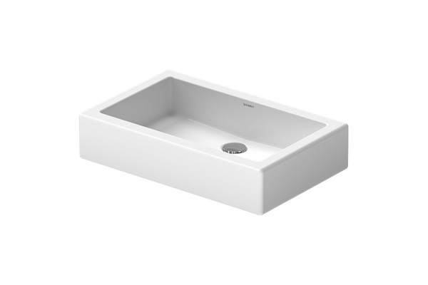 Duravit Vero Раковина шлифованный вариант без перелива без площадки под смес. включая крепление 600x380мм Цвет: Белый 455600000
