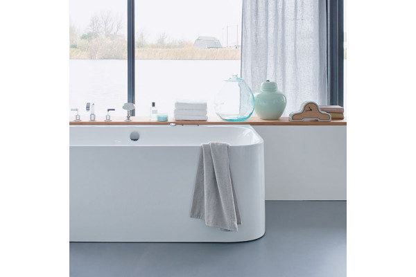 Duravit Слив-перелив квадратно-овальный цв. хром 791219000001000