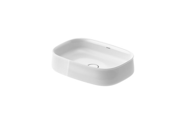 Duravit Bacino Раковина Zencha накладная 55х39х14 см без отв под смеситель цвет белый гляневый 2373550079