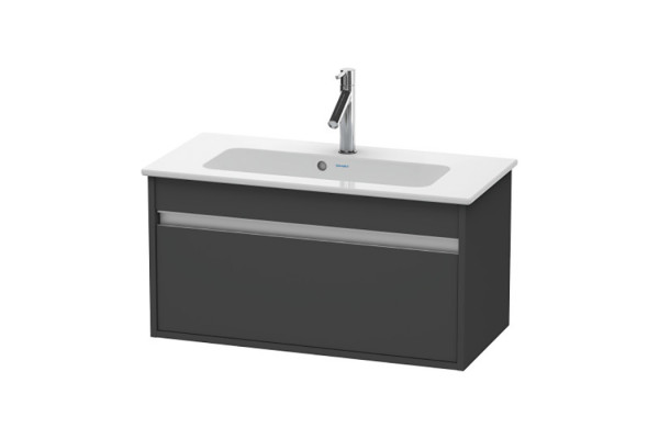 Duravit Ketho База под раковину  410x800x385 1 выдв. ящик цвет графит матовый KT642304949